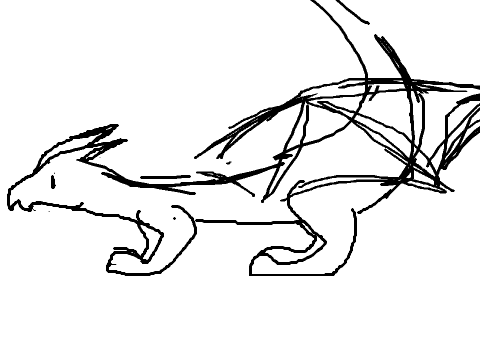 Quick thing drawn by Anni