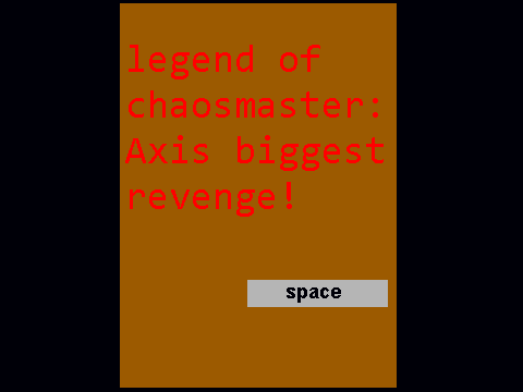 The legend of chaosmaster