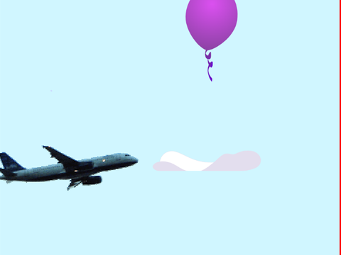 Dodge the balloons!