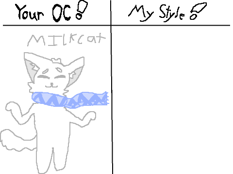 Add your OC and I'll draw it in my style! ♡♡♡ remix