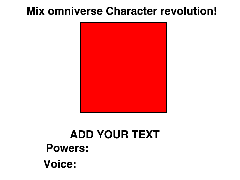 Make your own mix omniverse character!