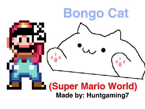 Bongo Cat (Super Mario World)