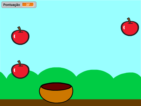 Colete as maçãs!
