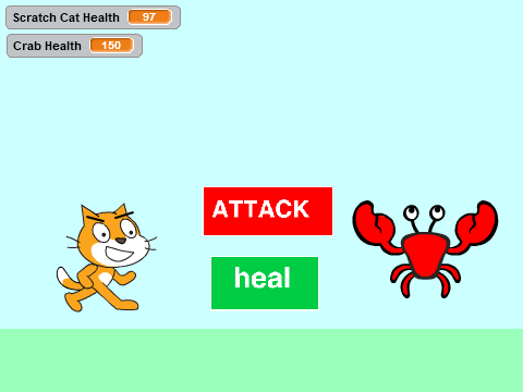 Scratch Rpg Level 1 Crab