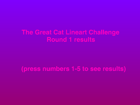 RESULTS FOR ROUND 1 LC!!!!!!!!!!!!!!!!!!!!!!!!