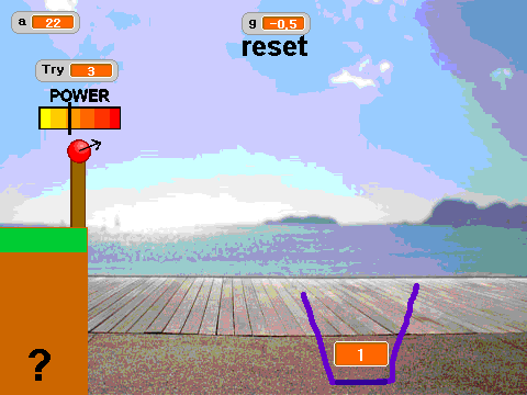 Shooting balls - Gravity Simulation