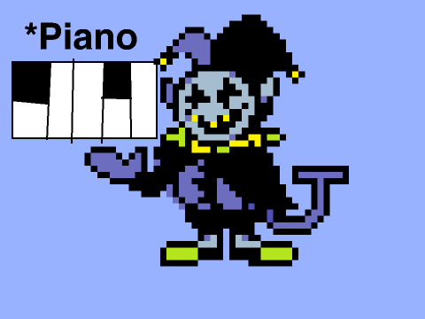 So i gave Jevil a piano... remix :3 (psycopathe)