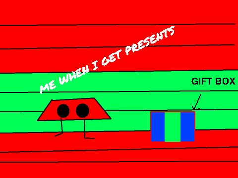 ME WHEN I GET PRESENTS ANIMATION