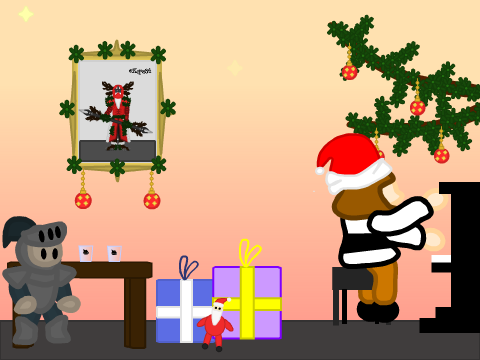 Add Yourself Celebrating Christmas ⭐ (piano :3)