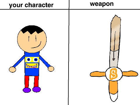 give me your character/oc and ill make it into a weapon remix