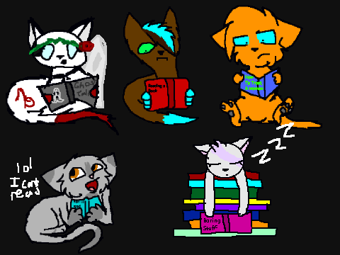 Add your Charrie Reading a BOOK!