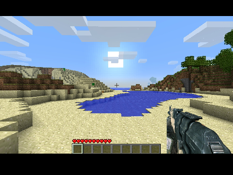 minecraft with a gun!
