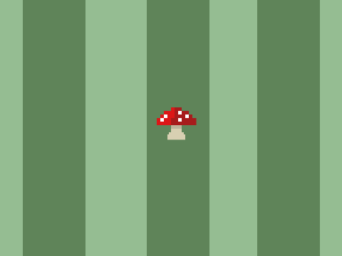 mushroom pixel art