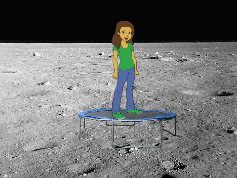 jumping  on the moon!!!!!!!!!!!!