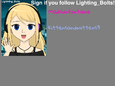 Sign If You Follow Lighning_Bolts! remix