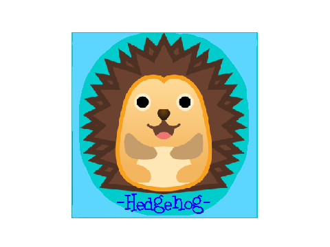 My -Hedgehog-  Logo