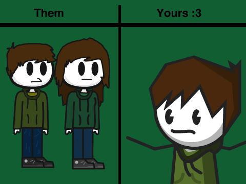 I drew a twin yay i guess...