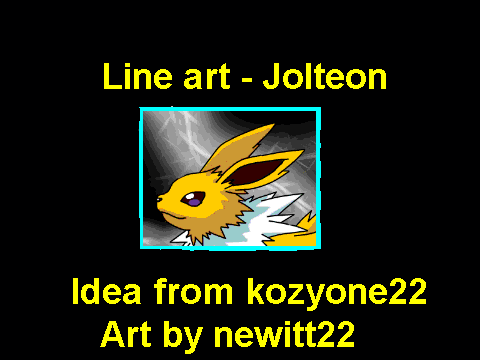 -Request-Line art - Jolteon