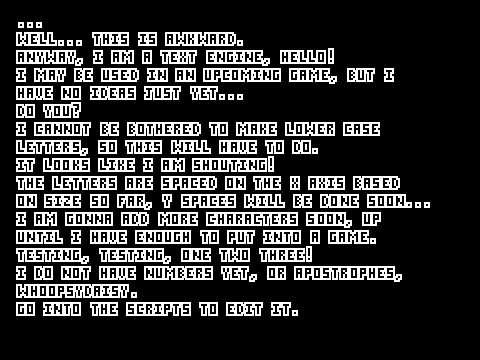 - BASIC Text Engine - V0.1
