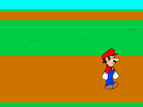 Mario wins a race by cheating