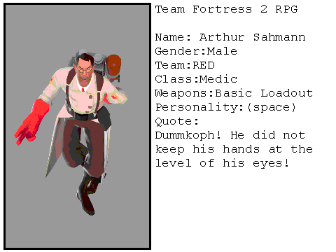 TF2 RPG Character Sheet