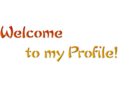 Welcome to My profile!!