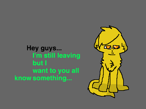 I'm still leaving BUT...