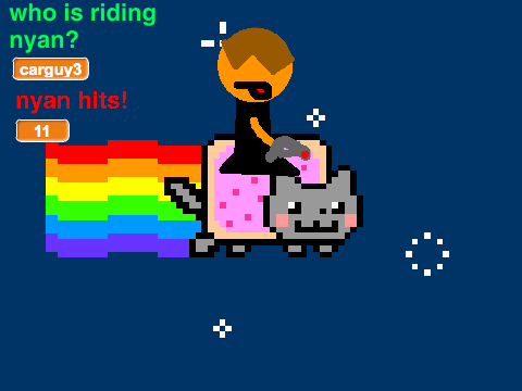 Add yourself Trying To Ride Nyan Cat3 (bad/wise cop rises and carguy3 beats him) remix remix