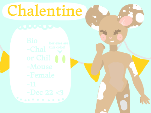 chalentine . main OC ☼ ♥︎