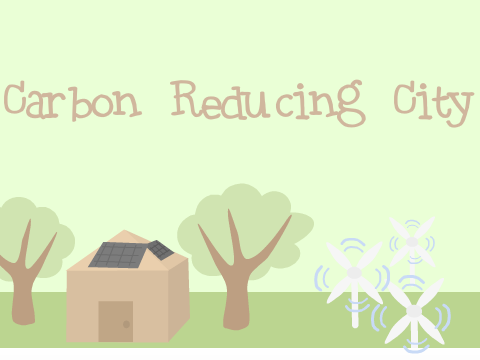 ~Carbon Reducing City drawing~