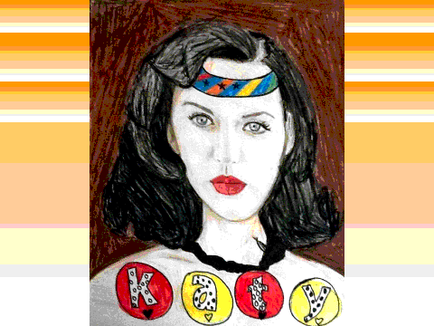 Cousin Alyssa Drawing of Katy Perry