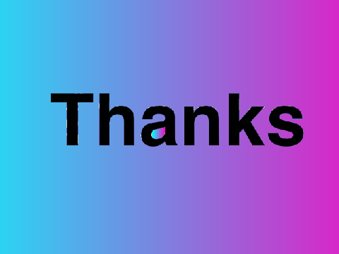Thanks