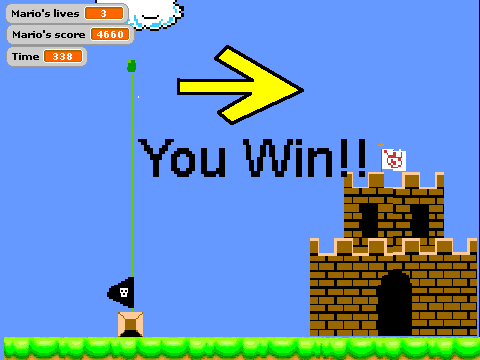 Mario Game with Music