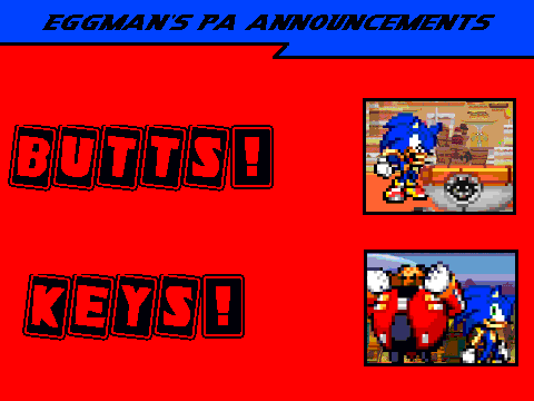 Eggman's PA Announcements