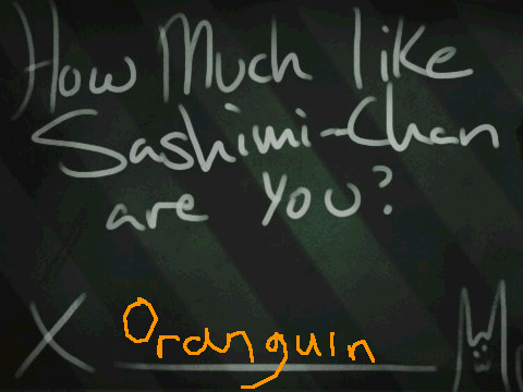 How Much Like Sashimi-Chan Are You - Oran style