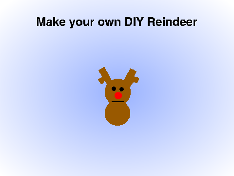 Make your own DIY Reindeer