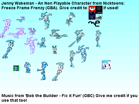 Jenny 'XJ9' Wakeman Sprites