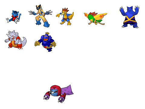 Pokemon X-men Sprite Pack
