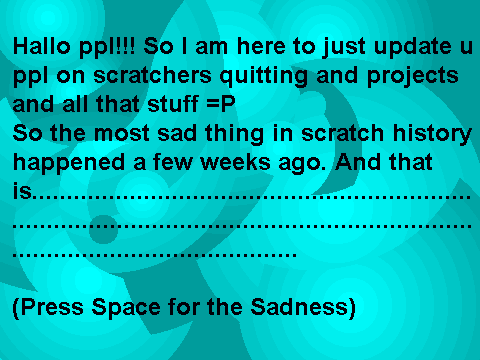 Some Stuff Happening on Scratch