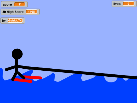 -Ski on water-