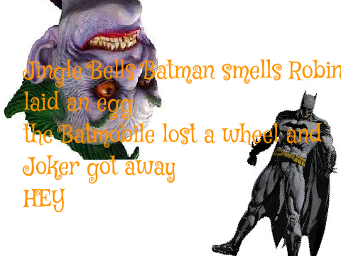 Jingle bells bat man smells lyrics