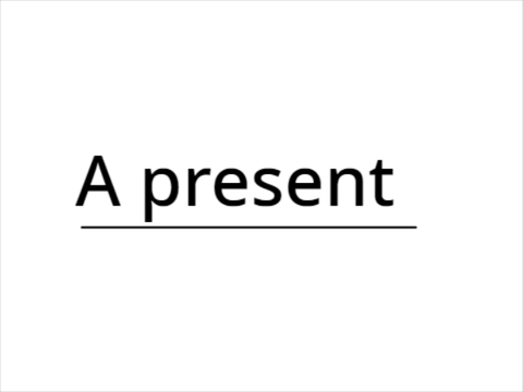 A present thingy