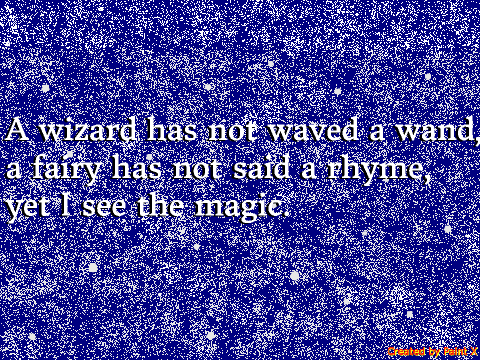 Magic (a poem)