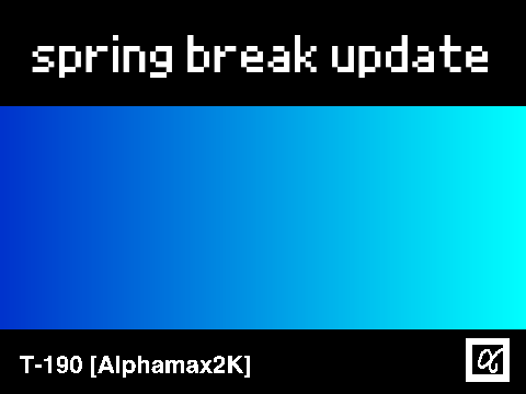 spring break update