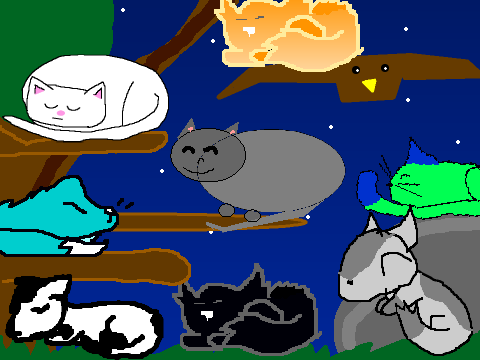 Add Your Warrior Cat Sleeping