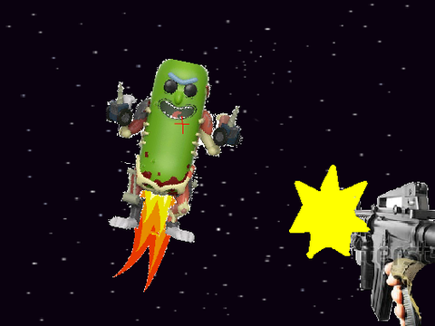 POP! Pickle Rick Boss Fight