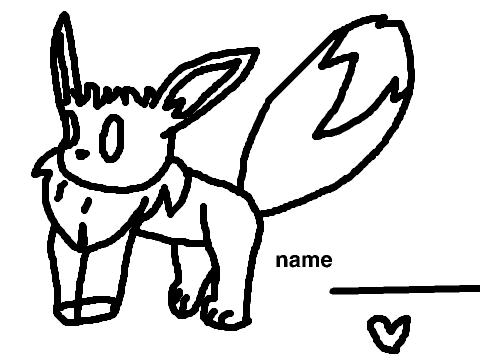 EEVEE EVOLUTIONS RP SHEET