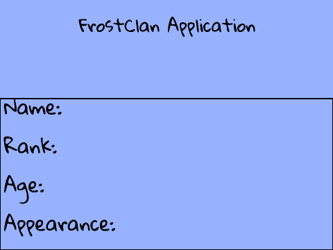 FrostClan Application 