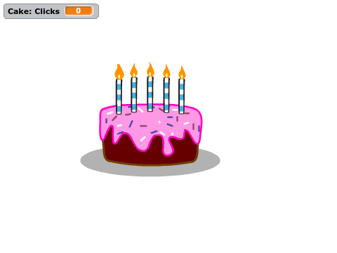 Click the cake