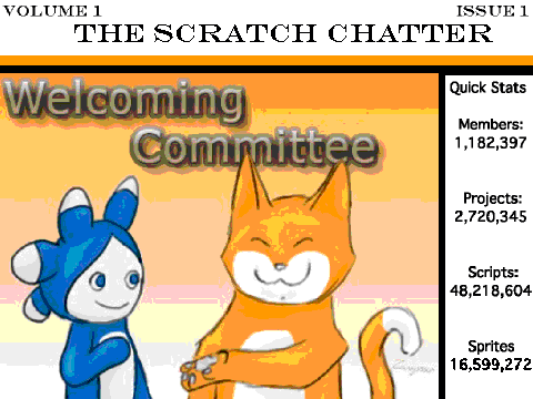 The Scratch Chatter Issue #1 A little bit dited